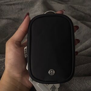 Lululemon Black Clippable Nano Pouch